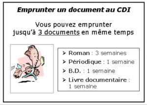 Emprunter des documents
