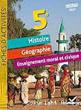 Histoire Géographie enseignement Moral et Civique 5E