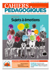 Cahiers pédagogiques, 556 - Novembre 2019 - Sujets à émotion