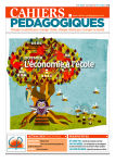 Cahiers pédagogiques, 554 - Juin 2019 - L'économie à l'école