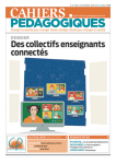 Cahiers pédagogiques, 548 - Novembre 2018 - Des collectifs enseignants connectés