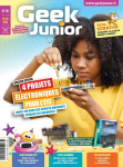 Geek junior, 36 - juillet 2023 - 4 projets électroniques pour l'été