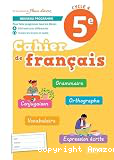 Cahier de fran&ccedil;ais 5e