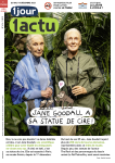 1jour 1actu, 414 - 08 décembre 2023 - Jane Goodall a sa statue de cire !